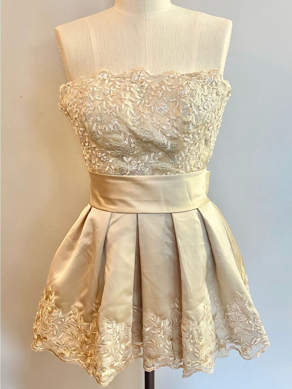 Custom design cocktail dress with bolero jacket